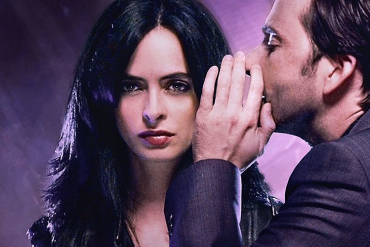 Jessica Jones und Kilgrave aus der gleichnamigen Marvel-Serie auf Netflix.