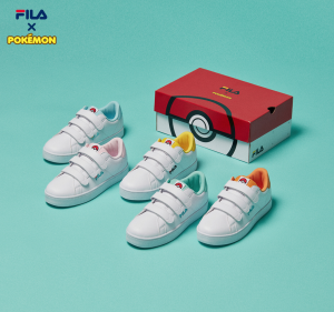 Ein Blick auf die komplette Fila x Pokémon Kollektion.