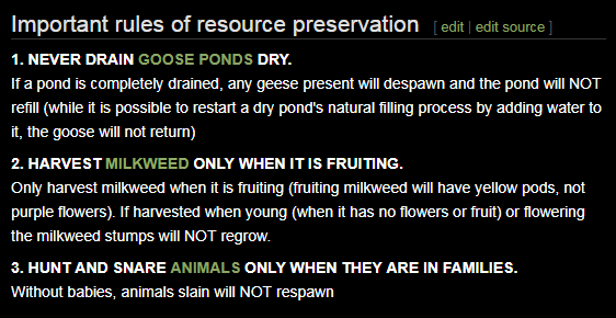 Die goldenen Regeln der OHOL-Community