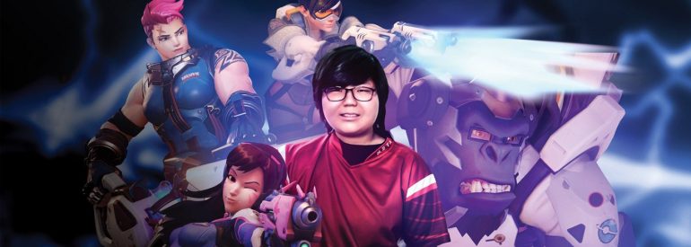 Geguri - die erste weibliche Profi-Spielerin der Overwatch League.